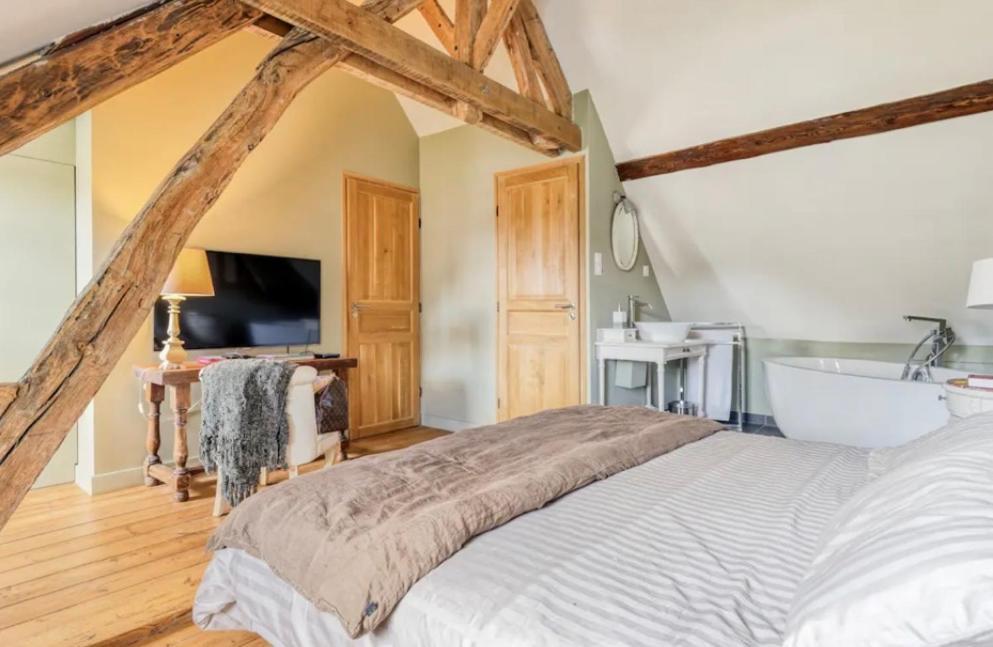 Maison De Charme Beaumont, Proche Deauville Esterno foto